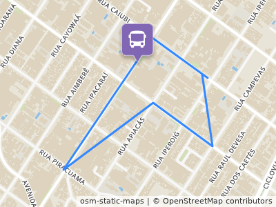 Mapa da parada