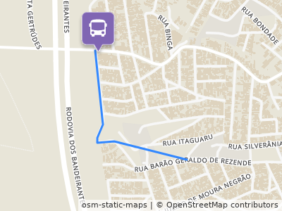 Mapa da parada