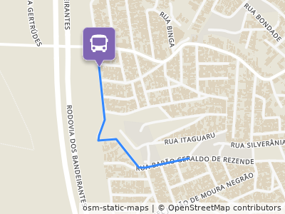 Mapa da parada