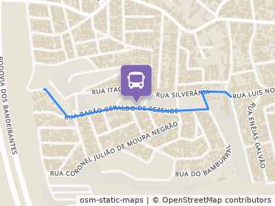 Mapa da parada
