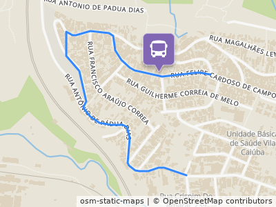 Mapa da parada