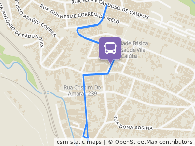 Mapa da parada