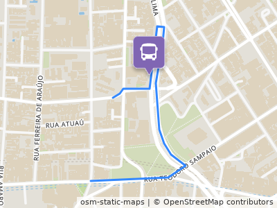 Mapa da parada