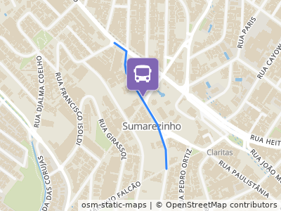 Mapa da parada