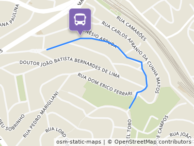 Mapa da parada