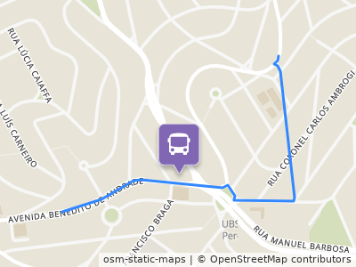 Mapa da parada