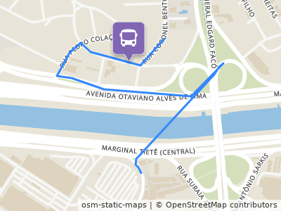 Mapa da parada