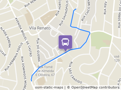 Mapa da parada