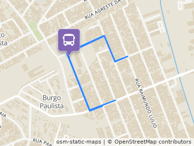 Mapa da parada