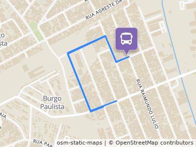 Mapa da parada