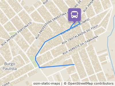 Mapa da parada