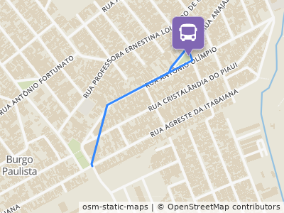 Mapa da parada