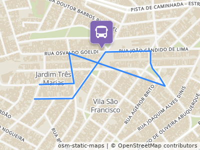 Mapa da parada