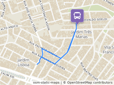 Mapa da parada
