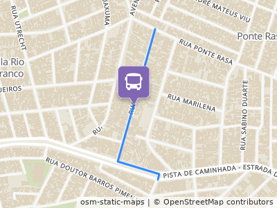 Mapa da parada