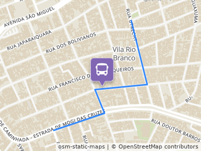 Mapa da parada