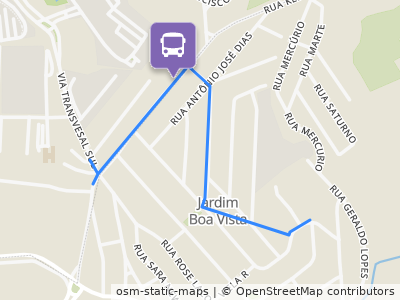 Mapa da parada