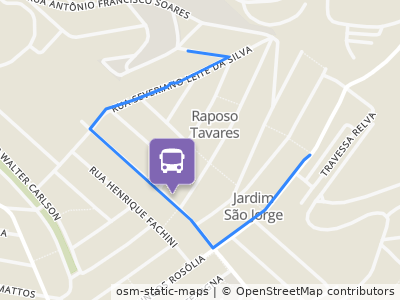 Mapa da parada