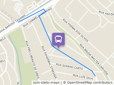 Mapa da parada