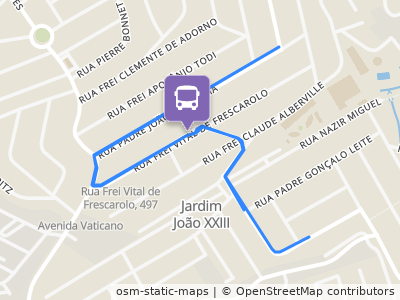 Mapa da parada