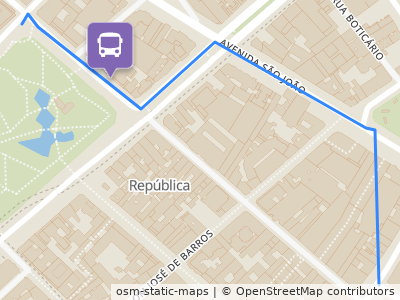 Mapa da parada