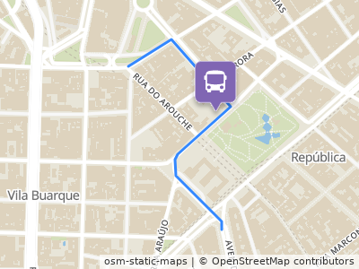 Mapa da parada