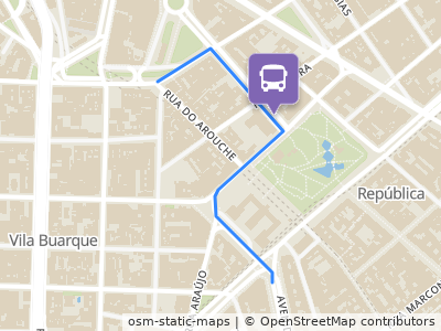 Mapa da parada