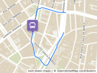 Mapa da parada