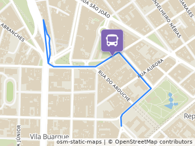 Mapa da parada