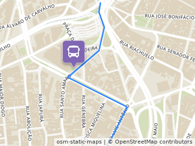 Mapa da parada