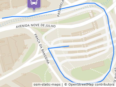 Mapa da parada