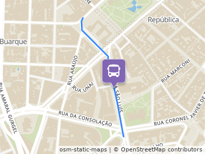 Mapa da parada