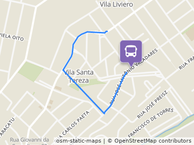 Mapa da parada
