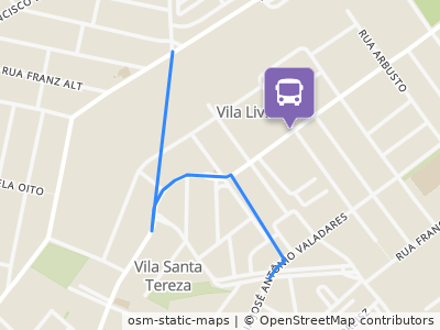Mapa da parada