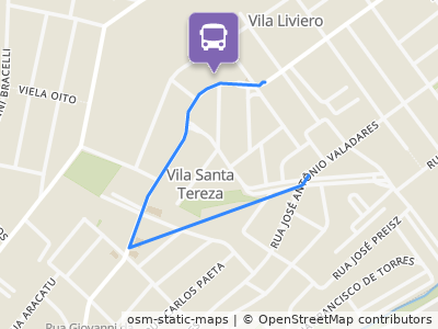 Mapa da parada