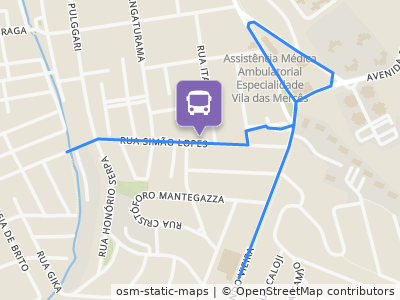 Mapa da parada