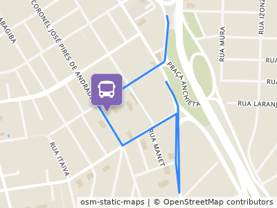 Mapa da parada
