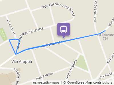 Mapa da parada