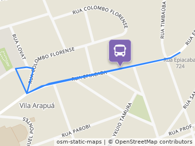 Mapa da parada
