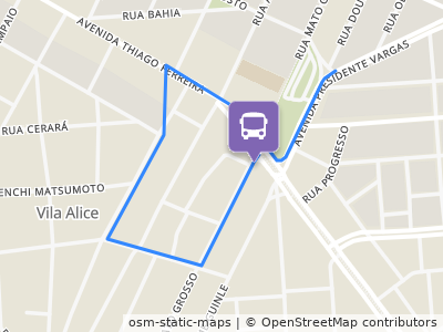 Mapa da parada
