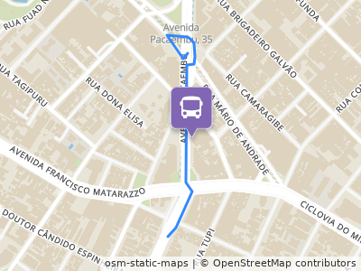 Mapa da parada