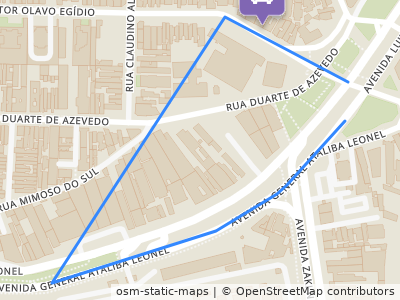 Mapa da parada