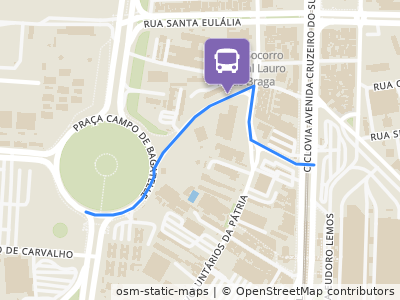 Mapa da parada