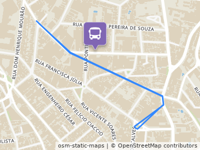 Mapa da parada