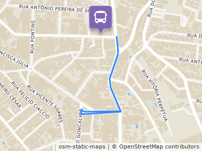 Mapa da parada
