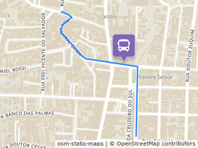 Mapa da parada
