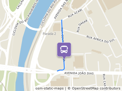 Mapa da parada