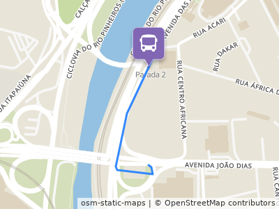 Mapa da parada