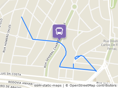 Mapa da parada