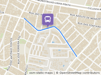 Mapa da parada